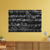 decorating with musical notes leinwanddruck (Insitu (Wohnzimmer))