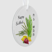Decoration for the Sukkah Happy Sukkot Ornament (Vorderseite)