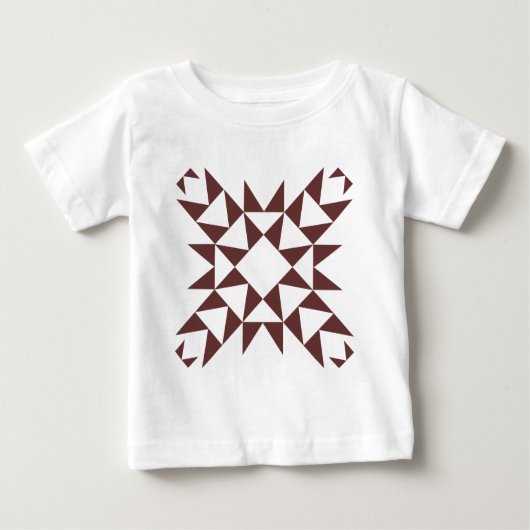 Decorative 01 - Dunkelbraun Baby T-shirt (Vorderseite)