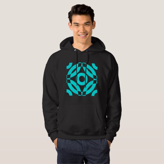 Decorative 02 - Cyan Hoodie (Vorne ganz)