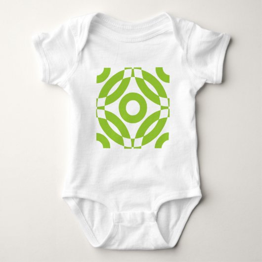 Decorative 02 - Martian Green Baby Strampler (Vorderseite)