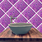 Decorative 4" Fliesenglanzblase in magenta Fliese