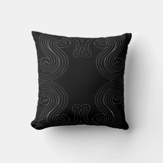 Decorative abstract ornament with spiral motifs kissen
