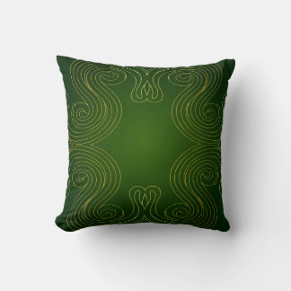 Decorative abstract ornament with spiral motifs kissen