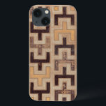 Decorative African Mudcloth Pattern iPhone 13 Hülle<br><div class="desc">Decorative African mudcloth pattern by Norman Wyatt Jr. featuring geometric shapes that seem to fit together. Fans of Tetris or geometric shapes should make this purchase today!</div>