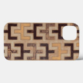 Decorative African Mudcloth Pattern Case-Mate iPhone Hülle (Rückseite (Horizontal))