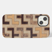Decorative African Mudcloth Pattern iPhone Hülle (Rückseite (Horizontal))