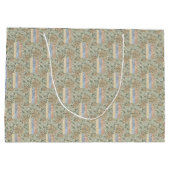 Decorative Art William Morris Jugendstil Wallpaper Große Geschenktüte (Rückseite)