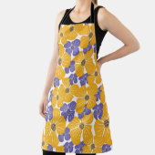 Decorative beautiful abstract modern style floral schürze (InSitu)