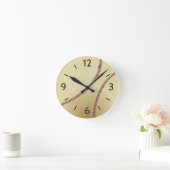 Decorative Bedroom Wall Clock for Baseball Fan Runde Wanduhr (Zuhause)