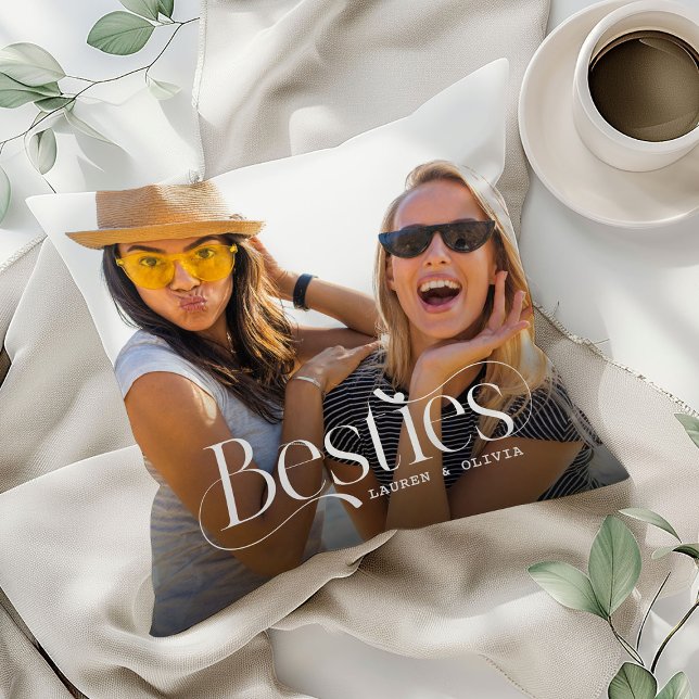 Decorative BESTIES, Best Friends Overlay Foto Kissen (Von Creator hochgeladen)
