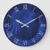 Decorative blaue Uhr (Vorderseite)