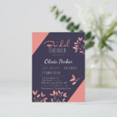 Decorative Brautparty Postkarten (Stehend Vorderseite)