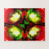 Decorative Christmas globes art Puzzle (Horizontal)