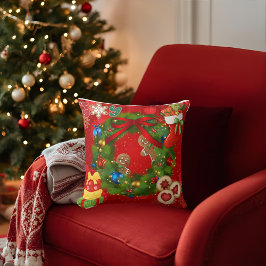 Decorative Christmas Throw Pillow Kissen
