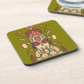 Decorative coach pillow getränkeuntersetzer (Linke Seite)