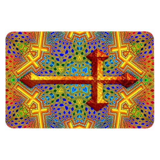 Decorative Cross Flexible Magnet (Horizontal)