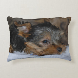decorative cushion with a little dog dekokissen