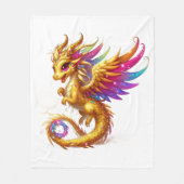 Decorative Dragon Fleece Blanket (Vorderseite)
