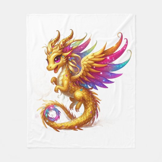 Decorative Dragon Fleece Blanket (Vorderseite)