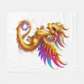 Decorative Dragon Fleece Blanket (Vorderseite (Horizontal))