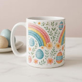 Decorative Easter Eggs Pastel Spring Rainbow Theme Kaffeetasse