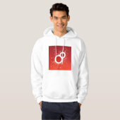 Decorative Eight Mens Hoodie (Vorne ganz)