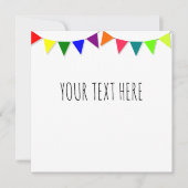 Decorative Flags Einladung (Vorderseite)