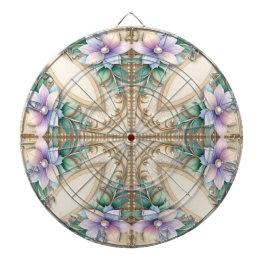 Decorative Floral Dartboard Dartscheibe