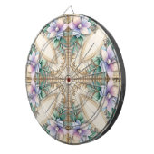 Decorative Floral Dartboard Dartscheibe (Vorderseite rechts)