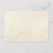 Decorative Floral Frame with Pearls Detail Begleitkarte (Rückseite)