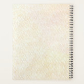 Decorative Floral Frame with Pearls Planner Planer (Rückseite)