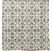 Decorative Floral Shower Curtain Duschvorhang (Vorderseite)