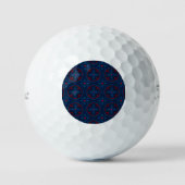 Decorative floral tiles pattern golfball (Vorderseite)