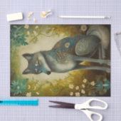 Decorative Floral Wolf Seidenpapier (Handwerk)