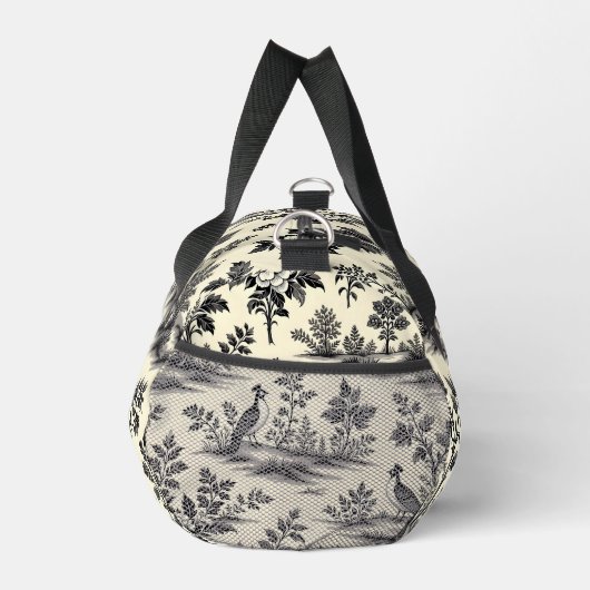 Decorative French toile pattern Duffle Bag (Rechts)