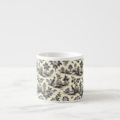 Decorative French toile pattern Espressotasse (Vorderseite)