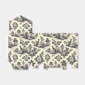 Decorative French toile pattern Geschenkschachtel (Ungefaltet)