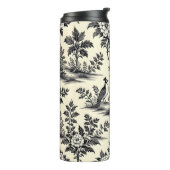 Decorative French toile pattern Thermosbecher (Nach links gedreht)