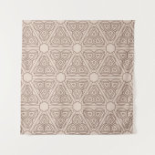 decorative geometric seamless pattern. illustratio wandteppich (Vorderseite)