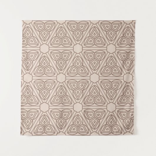 decorative geometric seamless pattern. illustratio wandteppich (Vorderseite)