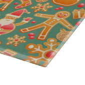 Decorative Glass Weihnachtsabteilung Schneidebrett (Ecke)