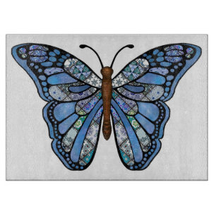 Decorative Glasschneidplatte/Schmetterling Schneidebrett