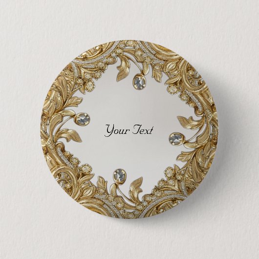 Decorative Gold Button (Vorderseite)