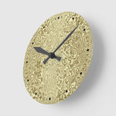 Decorative Gold Clock Runde Wanduhr (Winkel)