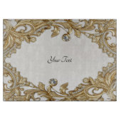 Decorative Gold Cutting Board Schneidebrett (Vorderseite)