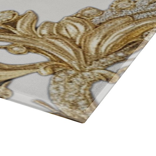 Decorative Gold Cutting Board Schneidebrett (Ecke)