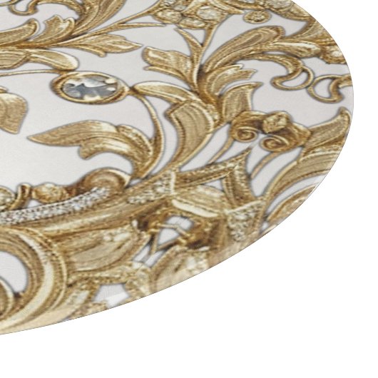 Decorative Gold Cutting Board Schneidebrett (Ecke)