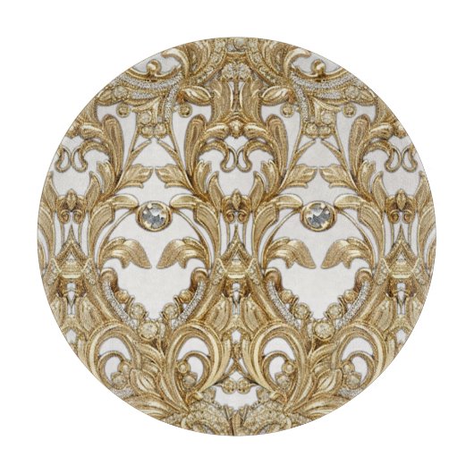 Decorative Gold Cutting Board Schneidebrett (Vorderseite)