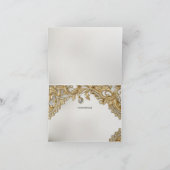 Decorative Gold Dankeschön Card Dankeskarte (Innenseite)